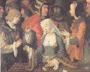 Lucas van Leyden The Fortune Teller (mk05) oil painting artist